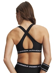 Under Armour Black Crossback Mid Bra - Image 2 of 12