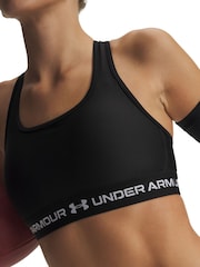 Under Armour Black Crossback Mid Bra - Image 3 of 12