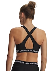 Under Armour Black Crossback Mid Bra - Image 5 of 12