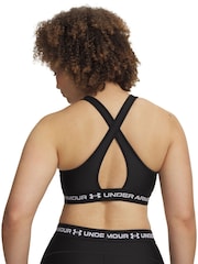 Under Armour Black Crossback Mid Bra - Image 6 of 12