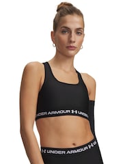 Under Armour Black Crossback Mid Bra - Image 9 of 12