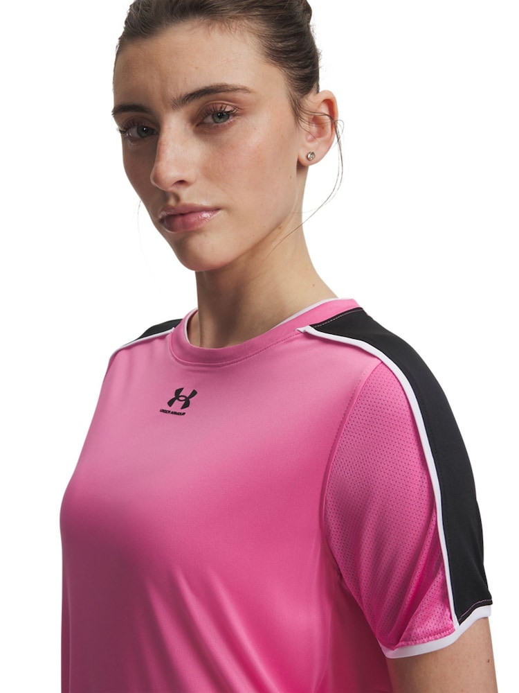 Under Armour Pink Challenger Train T-Shirt - Image 3 of 3
