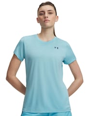 Under Armour Teal Blue Tech Twist Crew Neck T-Shirt - Image 1 of 3
