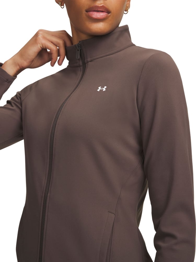 Under Armour Brown Motion Full Zip Sweat Top - Image 3 of 3 Under Armour Brown Motion Full Zip Sweat Top - Image 3 of 3