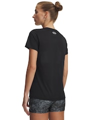 Under Armour Black Tech V Neck T-Shirt - Image 2 of 5