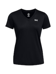 Under Armour Black Tech V Neck T-Shirt - Image 4 of 5