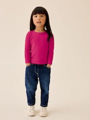 Pink Berry Long Sleeve Pointelle Top (3mths-7yrs) - Image 2 of 8