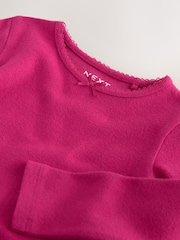 Pink Berry Long Sleeve Pointelle Top (3mths-7yrs) - Image 8 of 8