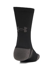 Under Armour Black Performance Tech Crew Socks 3 Pack - Image 3 of 3