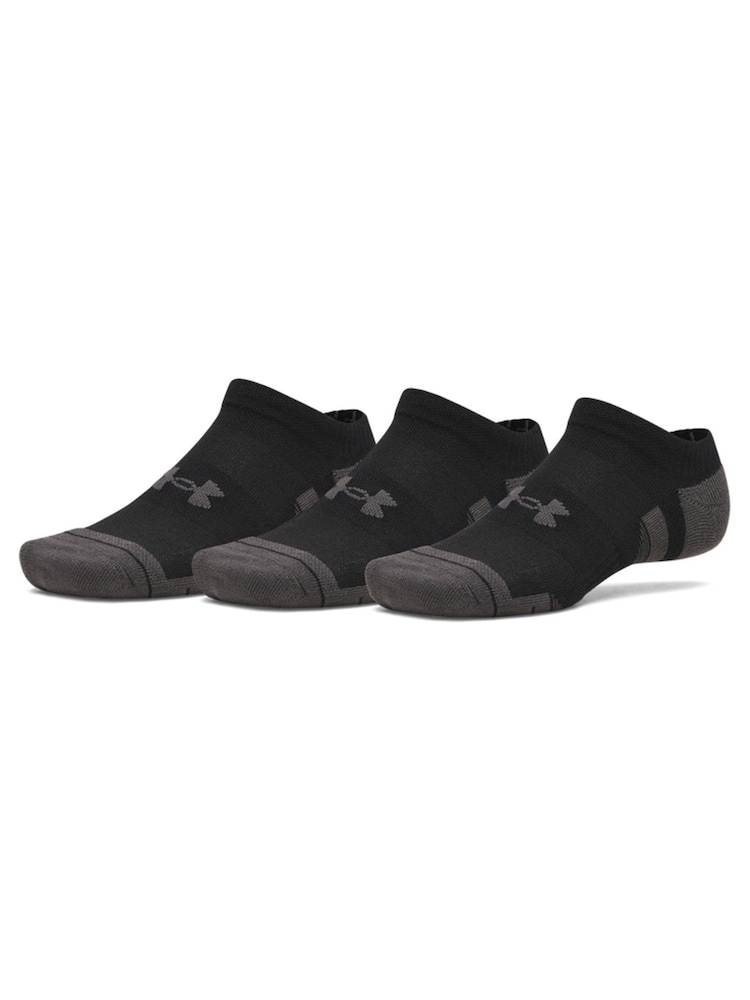 Under Armour Black Performance Tech NoShow Socks 3 Pack - Image 1 of 3