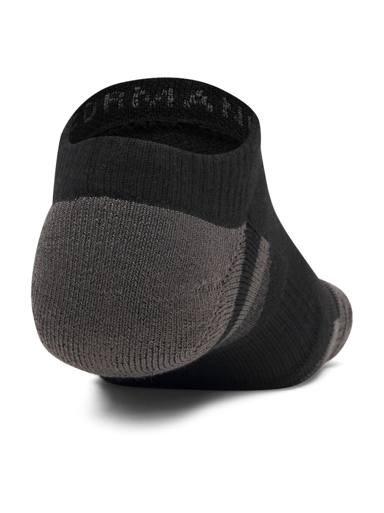 Under Armour Black Performance Tech NoShow Socks 3 Pack - Image 2 of 3