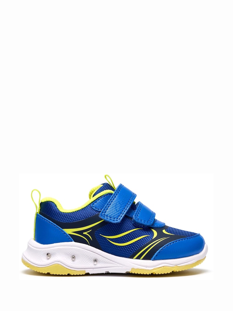 Clarks Blue Gleam Glow Trainers - Image 1 of 6 Clarks Blue Gleam Glow Trainers - Image 1 of 6
