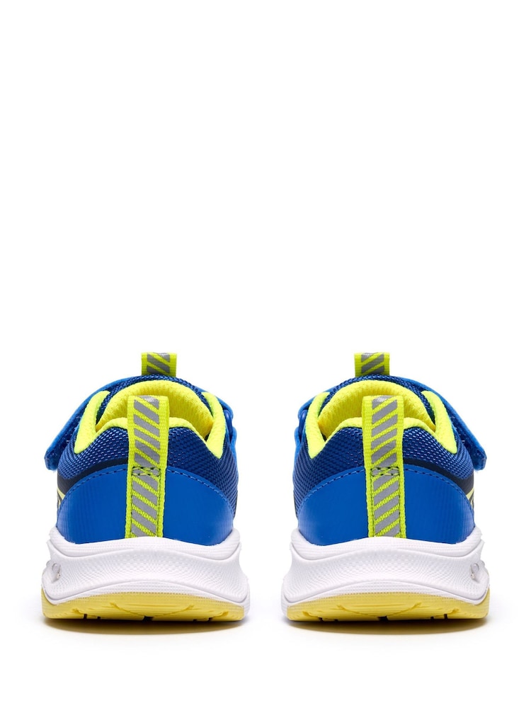 Clarks Blue Gleam Glow Trainers - Image 2 of 6 Clarks Blue Gleam Glow Trainers - Image 2 of 6