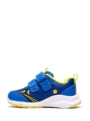 Clarks Blue Gleam Glow Trainers - Image 3 of 6