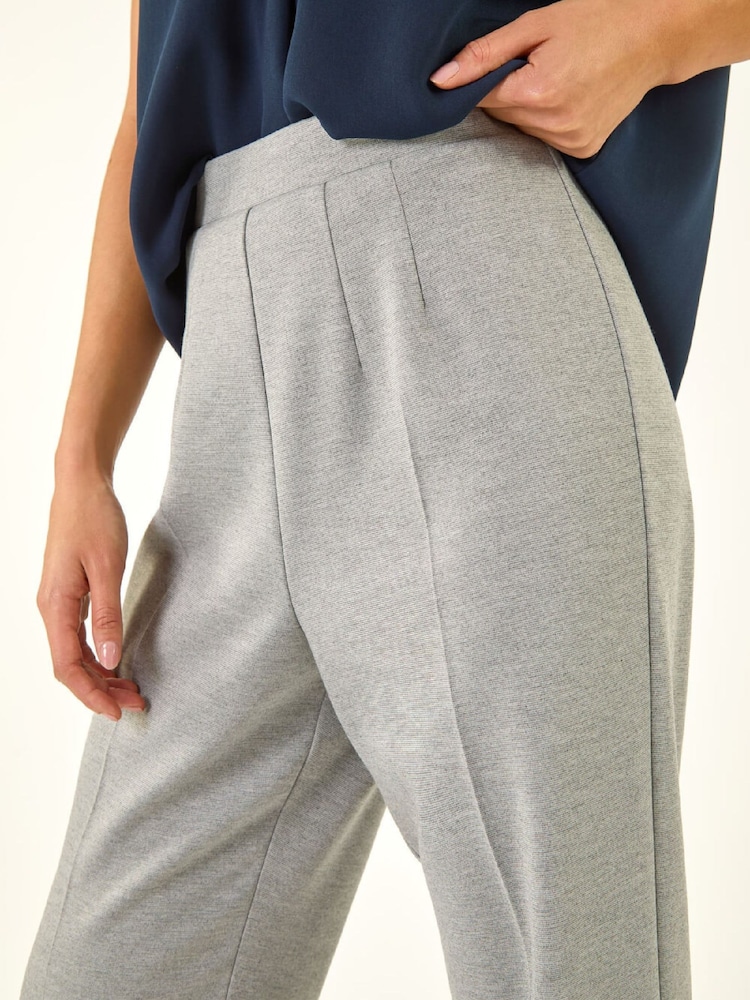 بنطلون ضيق قابل للتمدد برجل مستقيمة للأحجام الصغيرة من Roman - صورة 5 من 5