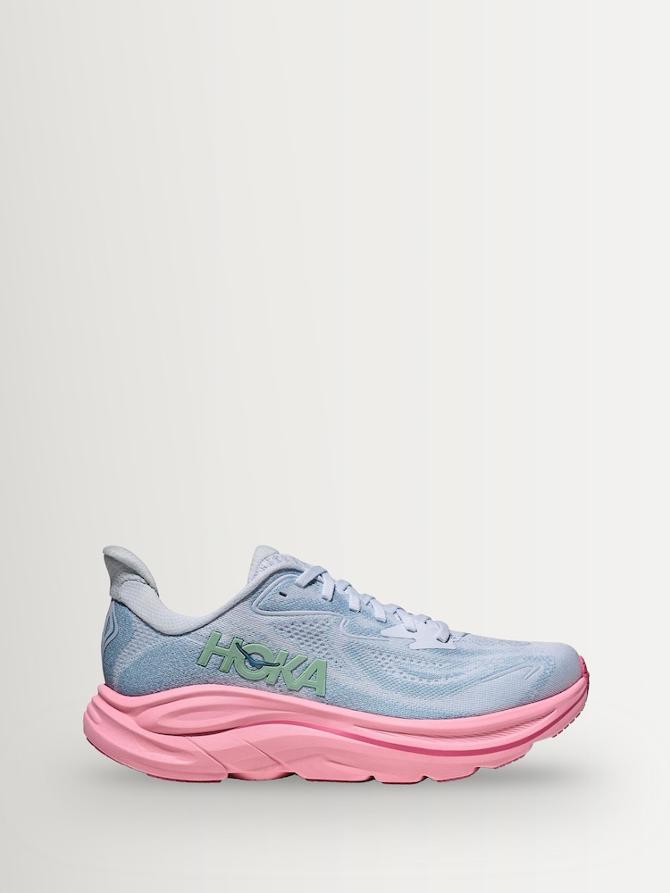 HOKA Pink Clifton 10 Trainers - Image 1 of 6