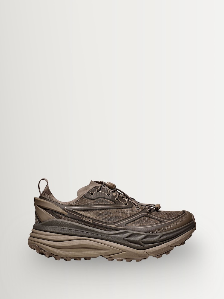 HOKA Brown Stinson One7 Trainers - Image 1 of 6 HOKA Brown Stinson One7 Trainers - Image 1 of 6