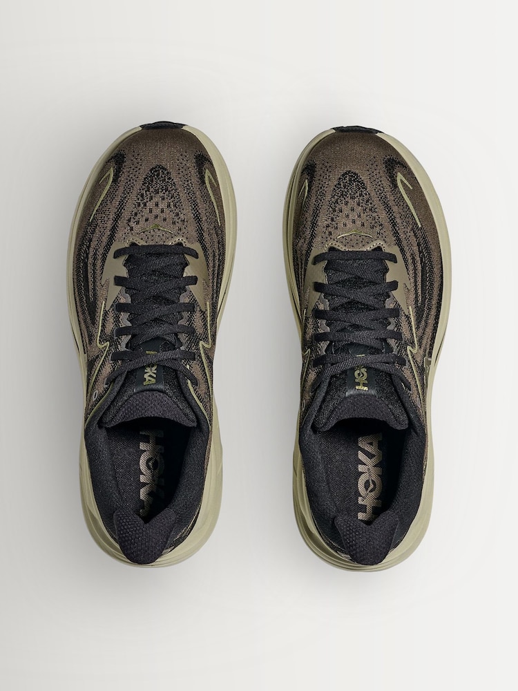 HOKA Brown Clifton 10 Trainers - Image 2 of 6