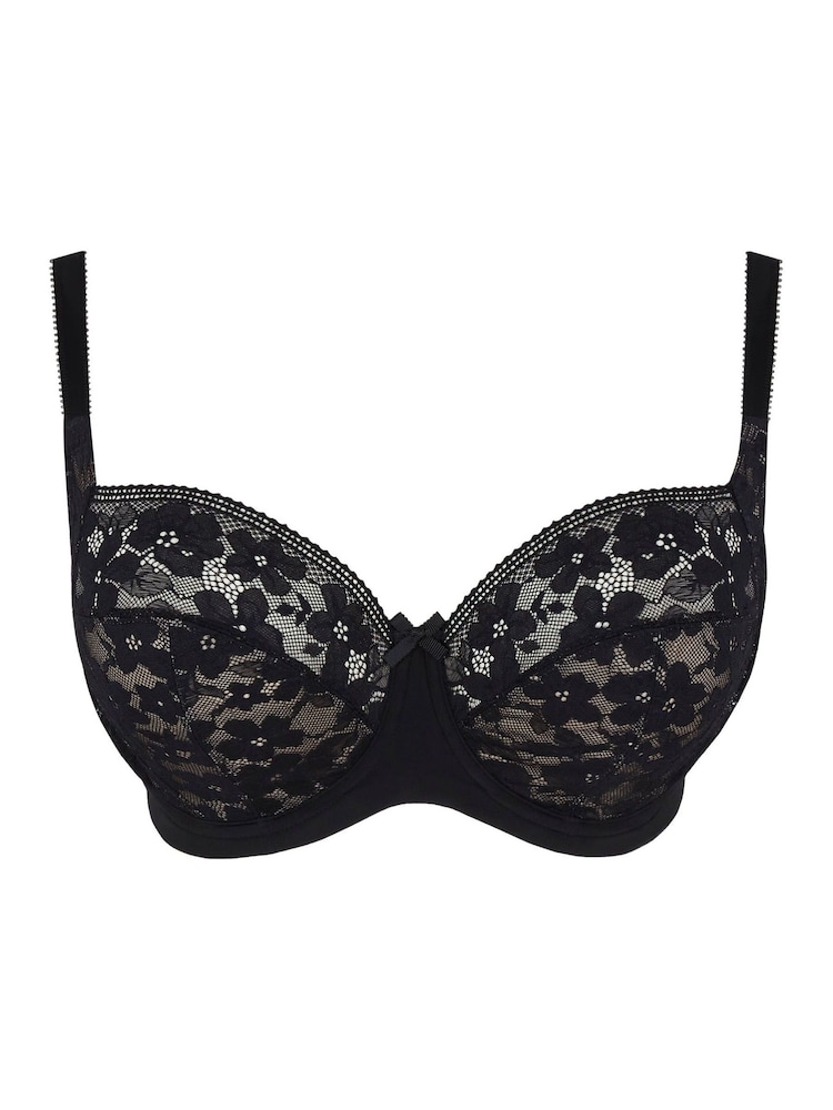 Panache Black Celeste Balcony Wired Bra - Image 5 of 5 Panache Black Celeste Balcony Wired Bra - Image 5 of 5