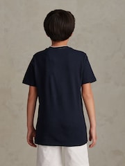 U.S. Polo Assn T-shirt med pikétopp - Bild 4 av 7