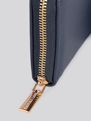 U.S. Polo Assn. Blue Jones Large Zip Around Purse - Image 6 of 6