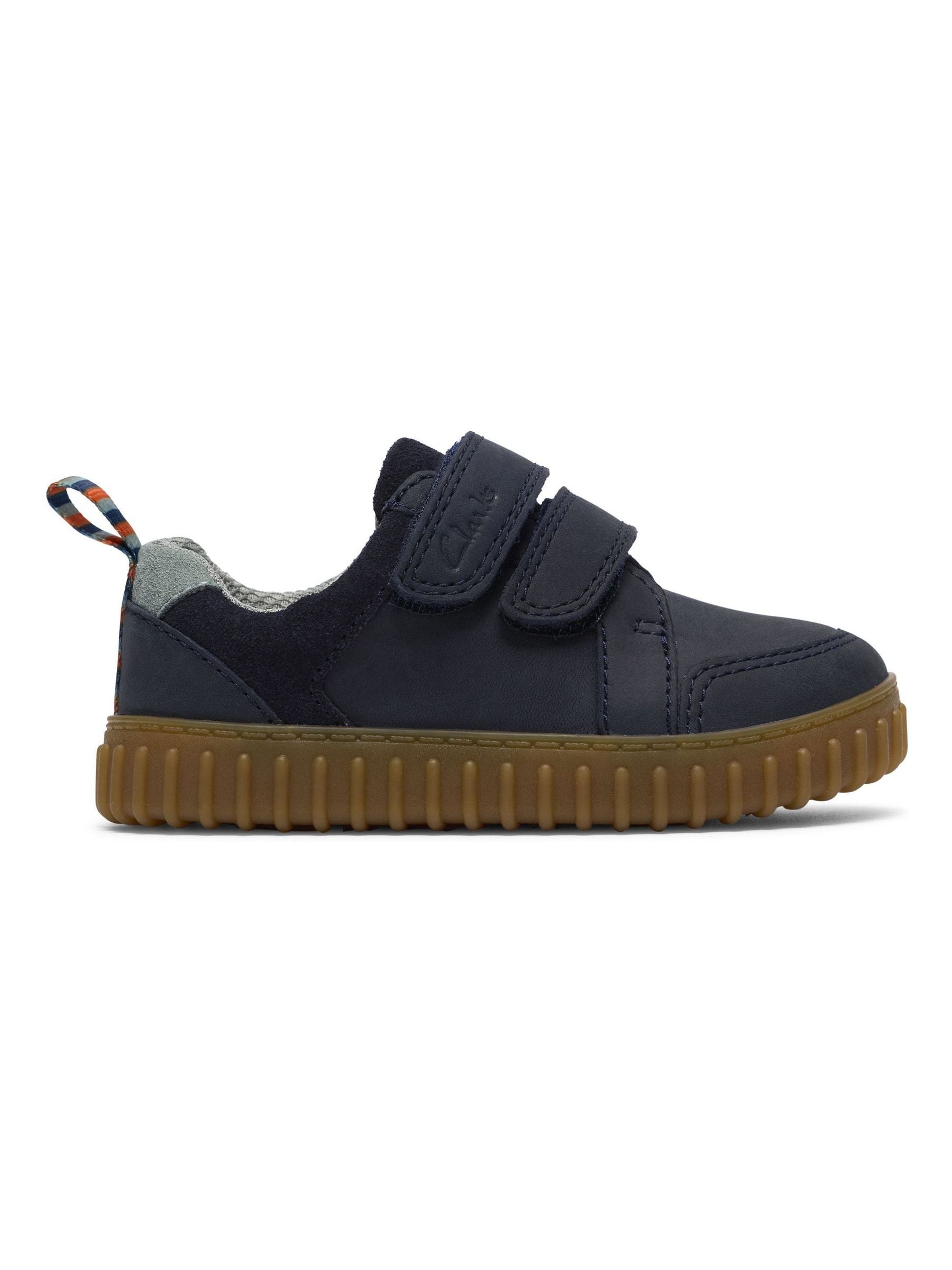 Clarks Men's Blue Cove Pop Toddler Shoes