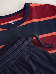 Red Stripe Short Sleeve Pyjamas Set - Image 11 of 11