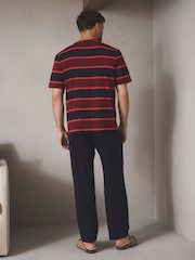 Red Stripe Short Sleeve Pyjamas Set - Image 3 of 11