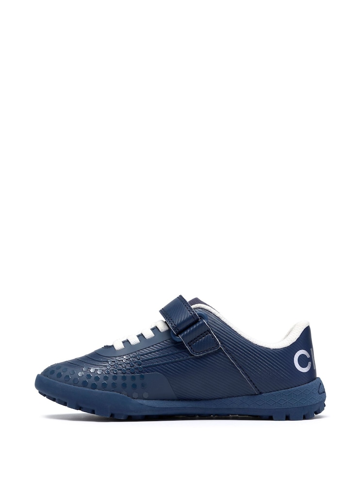 Clarks Navy CICA Goal Football Trainers - Image 2 of 6