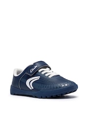 Clarks Navy CICA Goal Football Trainers - Image 4 of 6