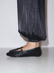 Black N.Premium Leather Mary Jane Shoes - Image 3 of 4
