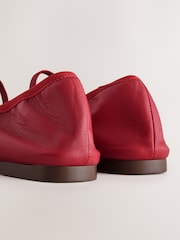 Red Forever Comfort® Soft Leather Mary Jane Shoes - Image 10 of 10
