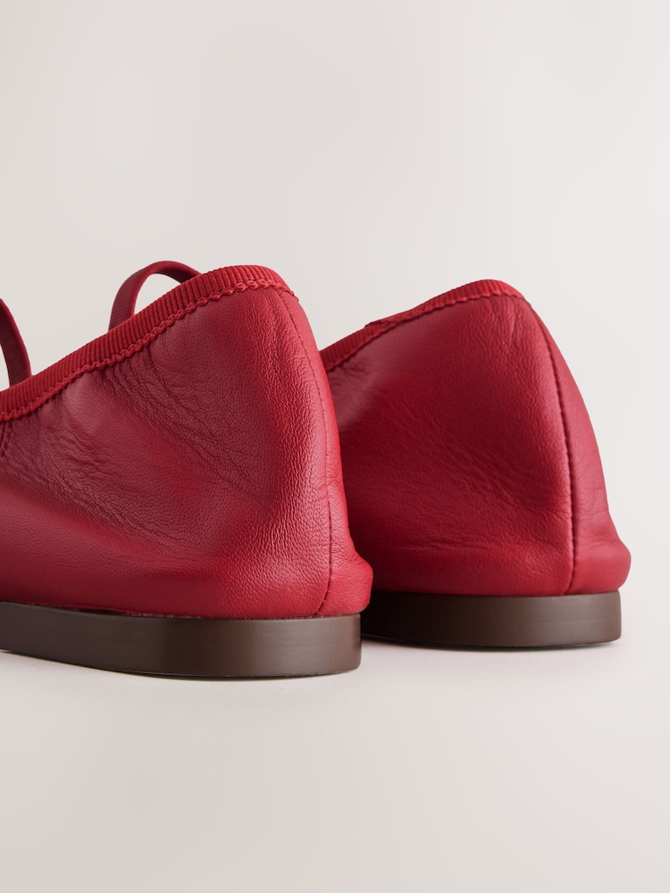 Red Forever Comfort® Soft Leather Mary Jane Shoes - Image 10 of 10 Red Forever Comfort® Soft Leather Mary Jane Shoes - Image 10 of 10