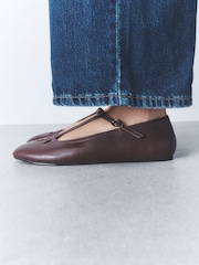 Berry Red Forever Comfort® Leather Mary Jane Shoes - Image 5 of 5