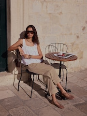 Camel Forever Comfort® Leather Mary Jane Shoes - Image 4 of 8