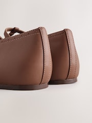 Camel Forever Comfort® Leather Mary Jane Shoes - Image 6 of 8
