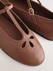 Camel Forever Comfort® Leather Mary Jane Shoes - Image 7 of 8