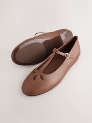 Camel Forever Comfort® Leather Mary Jane Shoes - Image 8 of 8