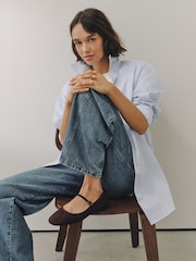 Chocolate Brown Forever Comfort® Mary Jane Shoes - Image 4 of 8