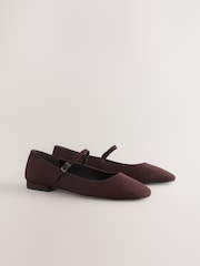 Chocolate Brown Forever Comfort® Mary Jane Shoes - Image 5 of 8