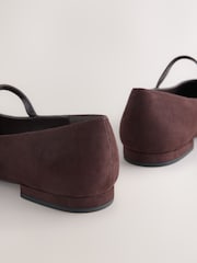 Chocolate Brown Forever Comfort® Mary Jane Shoes - Image 7 of 8