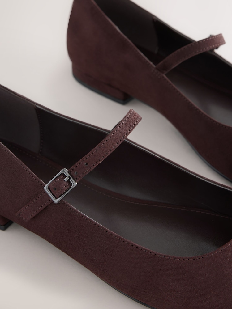 Chocolate Brown Forever Comfort® Mary Jane Shoes - Image 8 of 8 Chocolate Brown Forever Comfort® Mary Jane Shoes - Image 8 of 8