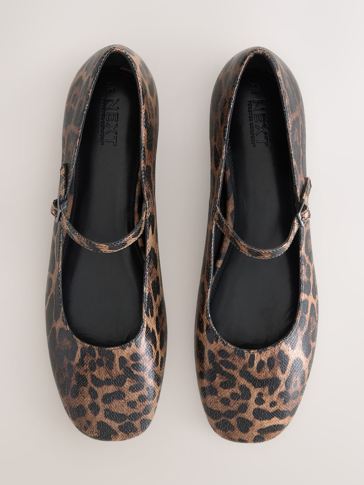 Leopard Forever Comfort® Mary Jane Shoes - Image 1 of 9 Leopard Forever Comfort® Mary Jane Shoes - Image 1 of 9