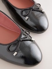 Black Forever Comfort® Round Toe Ballet Flats - Image 10 of 10