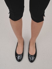 Black Forever Comfort® Round Toe Ballet Flats - Image 2 of 10