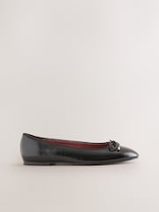 Black Forever Comfort® Round Toe Ballet Flats - Image 7 of 10