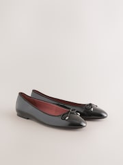 Black Forever Comfort® Round Toe Ballet Flats - Image 8 of 10