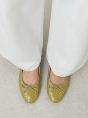 Green Forever Comfort® Round Toe Ballet Flats - Image 2 of 9