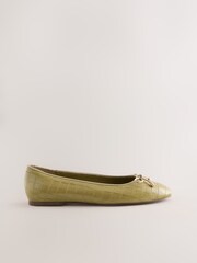 Green Forever Comfort® Round Toe Ballet Flats - Image 7 of 9