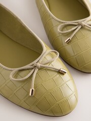Green Forever Comfort® Round Toe Ballet Flats - Image 8 of 9